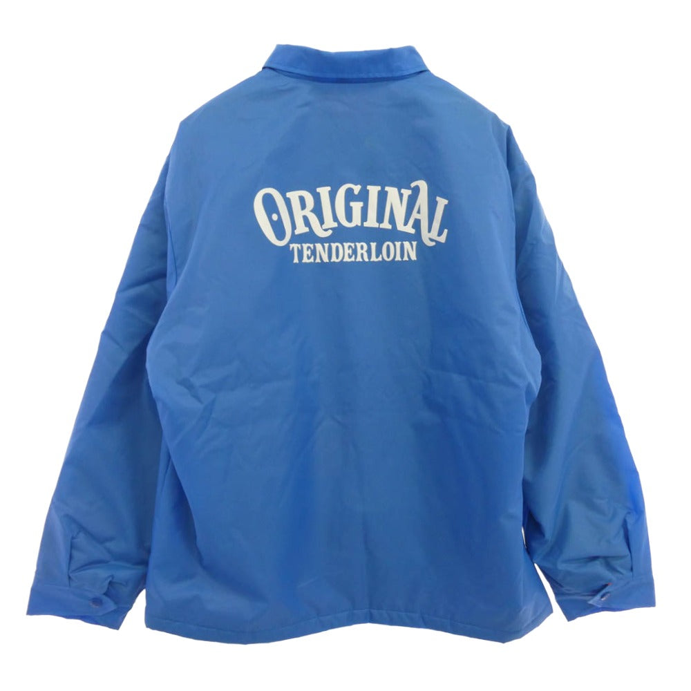 TENDERLOIN テンダーロイン T-NYLON COACH JKT 裏ボア ナイロン コーチ ジャケット ブルー M【中古】