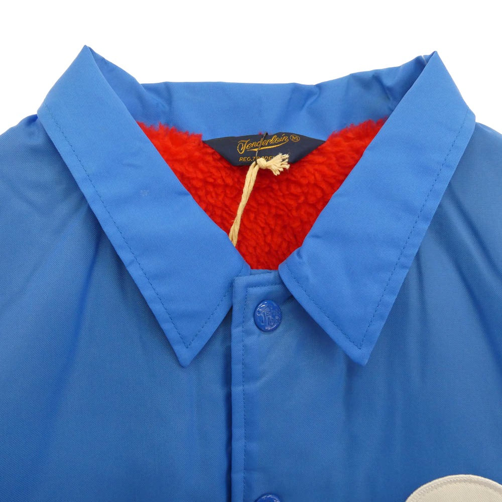 TENDERLOIN テンダーロイン T-NYLON COACH JKT 裏ボア ナイロン コーチ ジャケット ブルー M【中古】