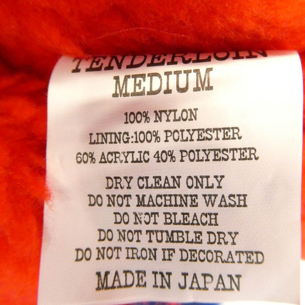 TENDERLOIN テンダーロイン T-NYLON COACH JKT 裏ボア ナイロン コーチ ジャケット ブルー M【中古】