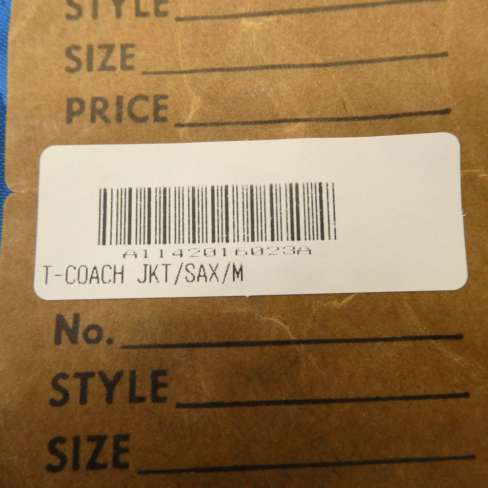 TENDERLOIN テンダーロイン T-NYLON COACH JKT 裏ボア ナイロン コーチ ジャケット ブルー M【中古】