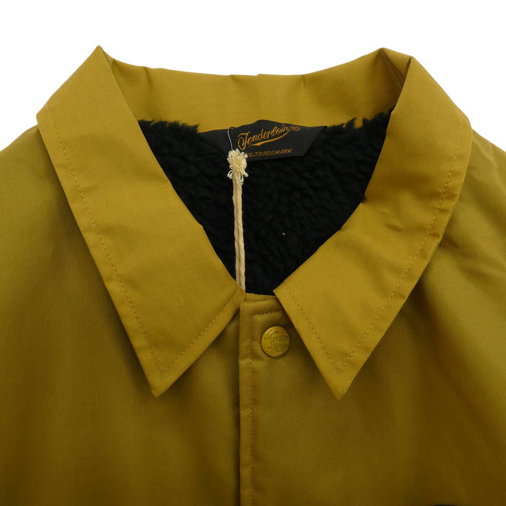 TENDERLOIN テンダーロイン T-NYLON COACH JKT 内ボア ナイロン コーチ ジャケット マスタード M【美品】【中古】