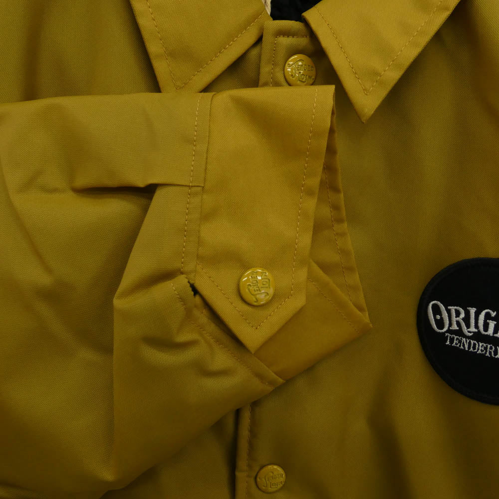 TENDERLOIN テンダーロイン T-NYLON COACH JKT 内ボア ナイロン コーチ ジャケット マスタード M【美品】【中古】