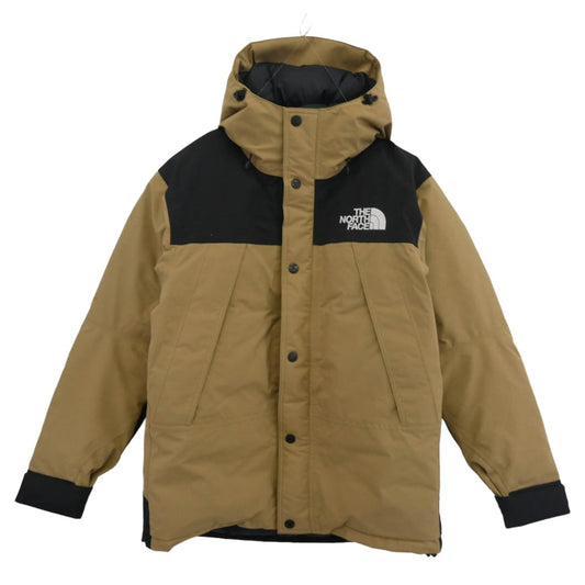 THE NORTH FACE ノースフェイス ND92237 GORE-TEX MOUNTAIN DOWN JACKET ゴアテックス マウンテン ダウン ジャケット ベージュ系 S【中古】