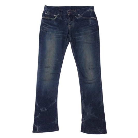 HYSTERIC GLAMOUR ヒステリックグラマー 2AP-5641 スタッズ デニム パンツ ダークネイビー系 XXS【中古】