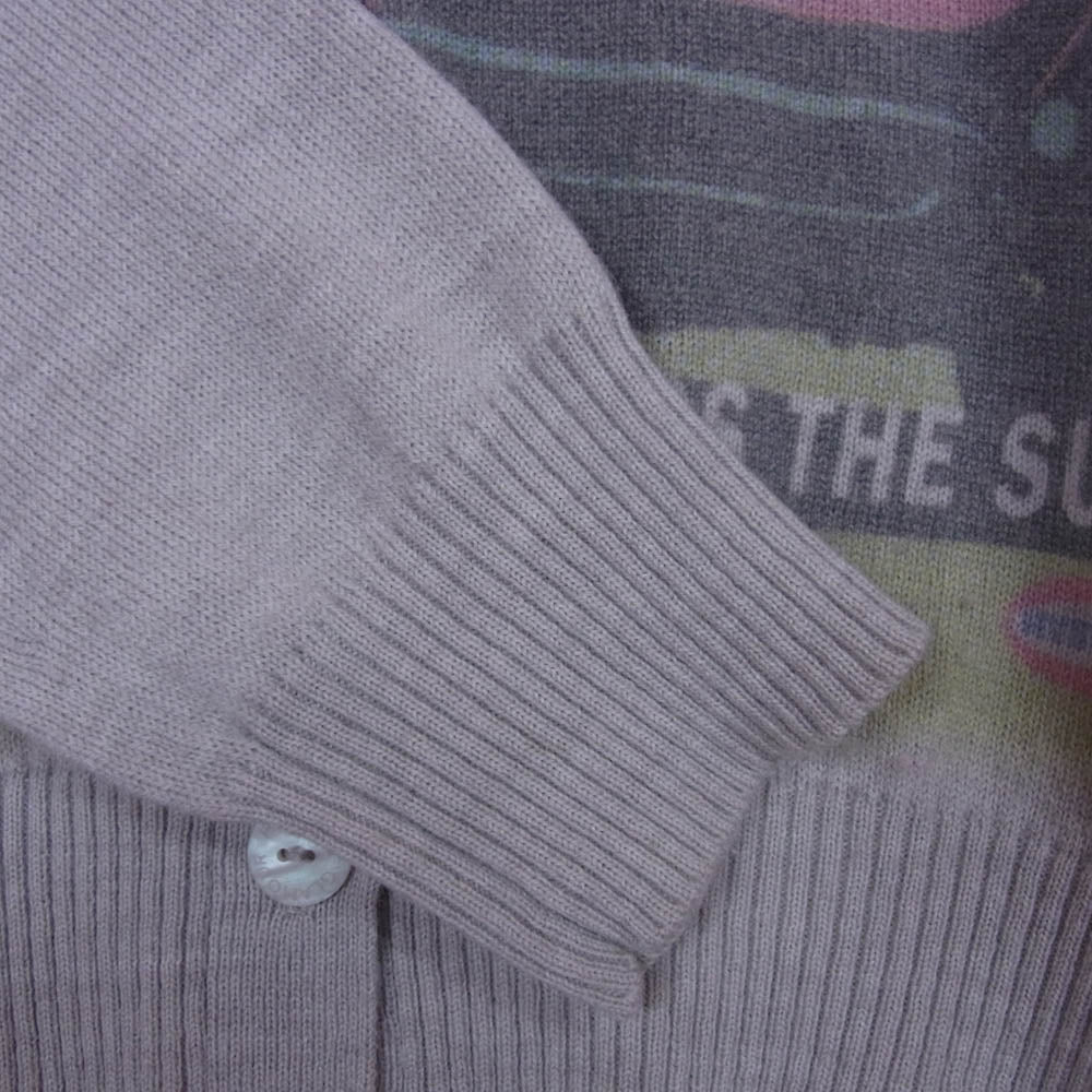 HYSTERIC GLAMOUR ヒステリックグラマー 0114ND06 ウール混 ニット カーディガン ベージュ系 FREE【中古】