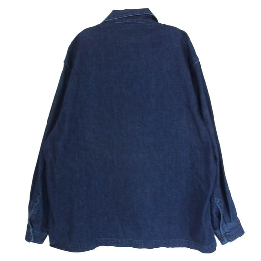 WTAPS ダブルタップス 23SS 231BRDT-SHM01 CBW LS DENIM デニムジャケットシャツ インディゴブルー系 X03【中古】