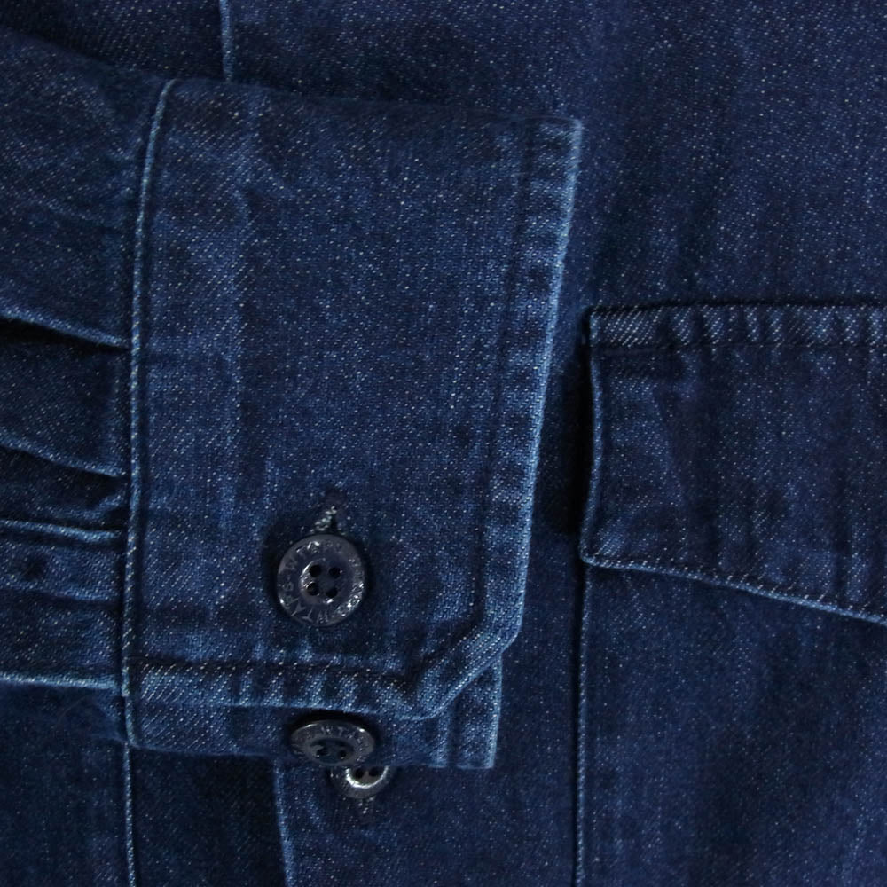 WTAPS ダブルタップス 23SS 231BRDT-SHM01 CBW LS DENIM デニムジャケットシャツ インディゴブルー系 X03【中古】