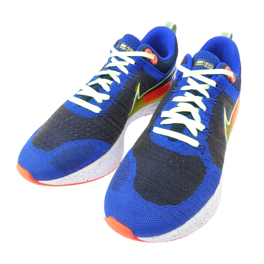 NIKE ナイキ CZ3602-400 React INFINITY RN FK 2 リアクト インフィニティ ラン フライニット スニーカー マルチカラー系 29.5cm【極上美品】【中古】