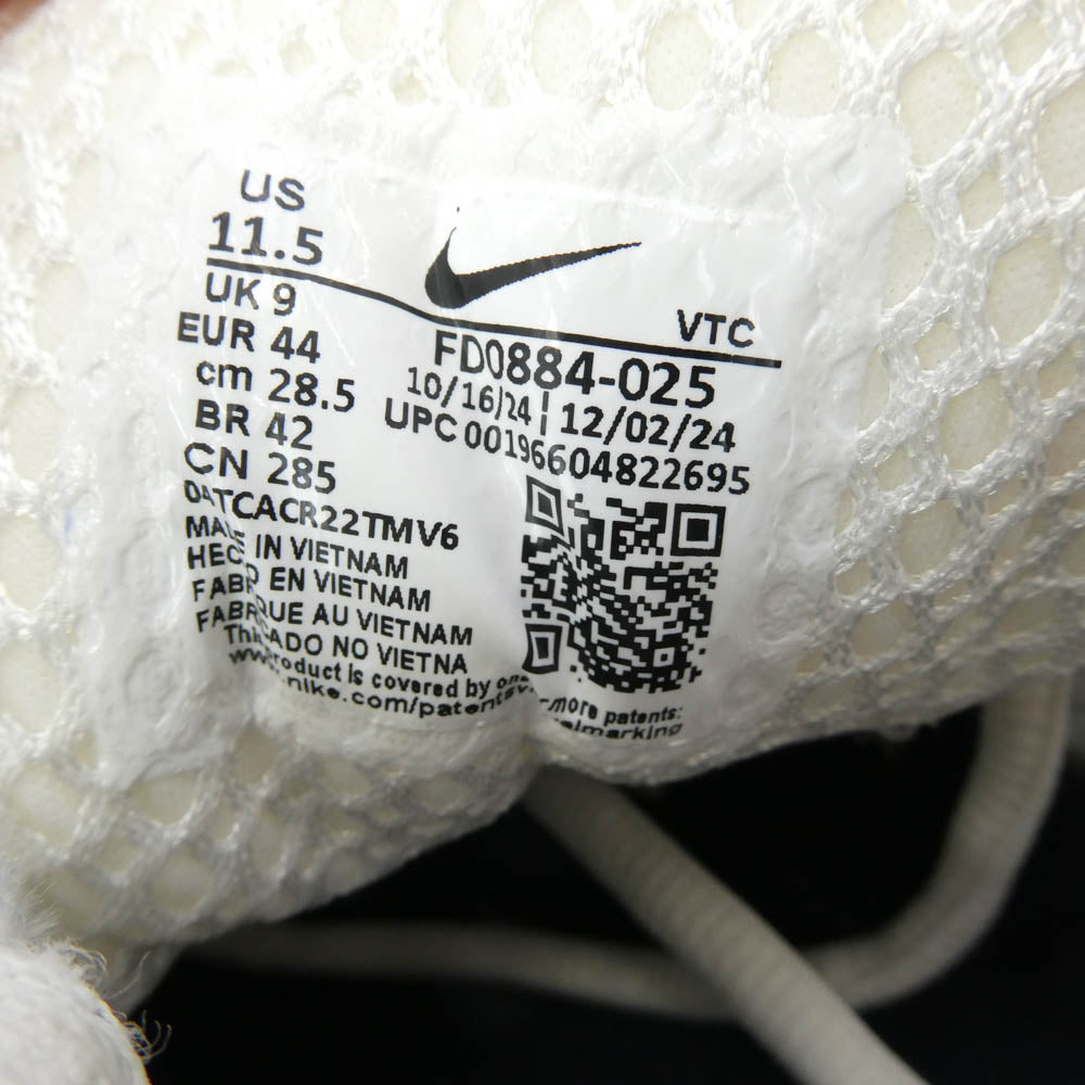 NIKE ナイキ FD0884-025 Women's Zoom Vomero 5 ウィメンズ ズーム ボメロ スニーカー ホワイト系 シルバー系 28.5cm【極上美品】【中古】