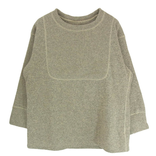 WILDTHINGS ワイルドシングス 14FWWT030019 POLARTEC ポーラテック 裏起毛 フリース プルオーバー スウェット トレーナー グレー系 42【中古】