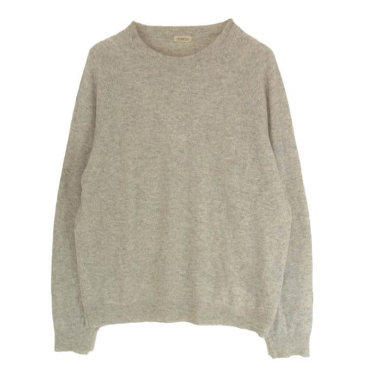 Malo マーロ カシミヤ ニット クルーネック 丸首 長袖 セーター グレー系 サイズ表記無【中古】