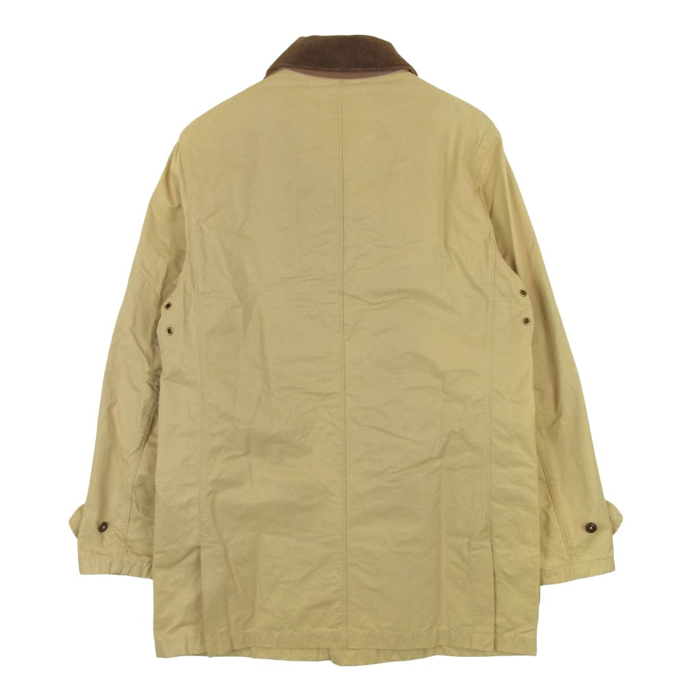 POLO RALPH LAUREN ポロ・ラルフローレン 襟コーデュロイ ハンティング コート ベージュ系 ライトブラウン系 S【中古】