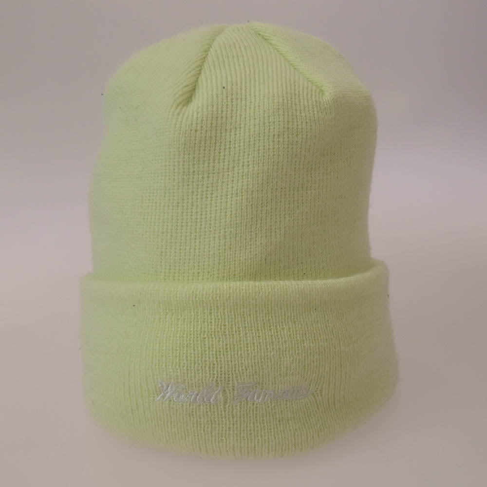 Supreme シュプリーム 17AW New Era Box Logo Beanie ニューエラ ボックスロゴ ビーニー ニット キャップ ライトグリーン系【中古】