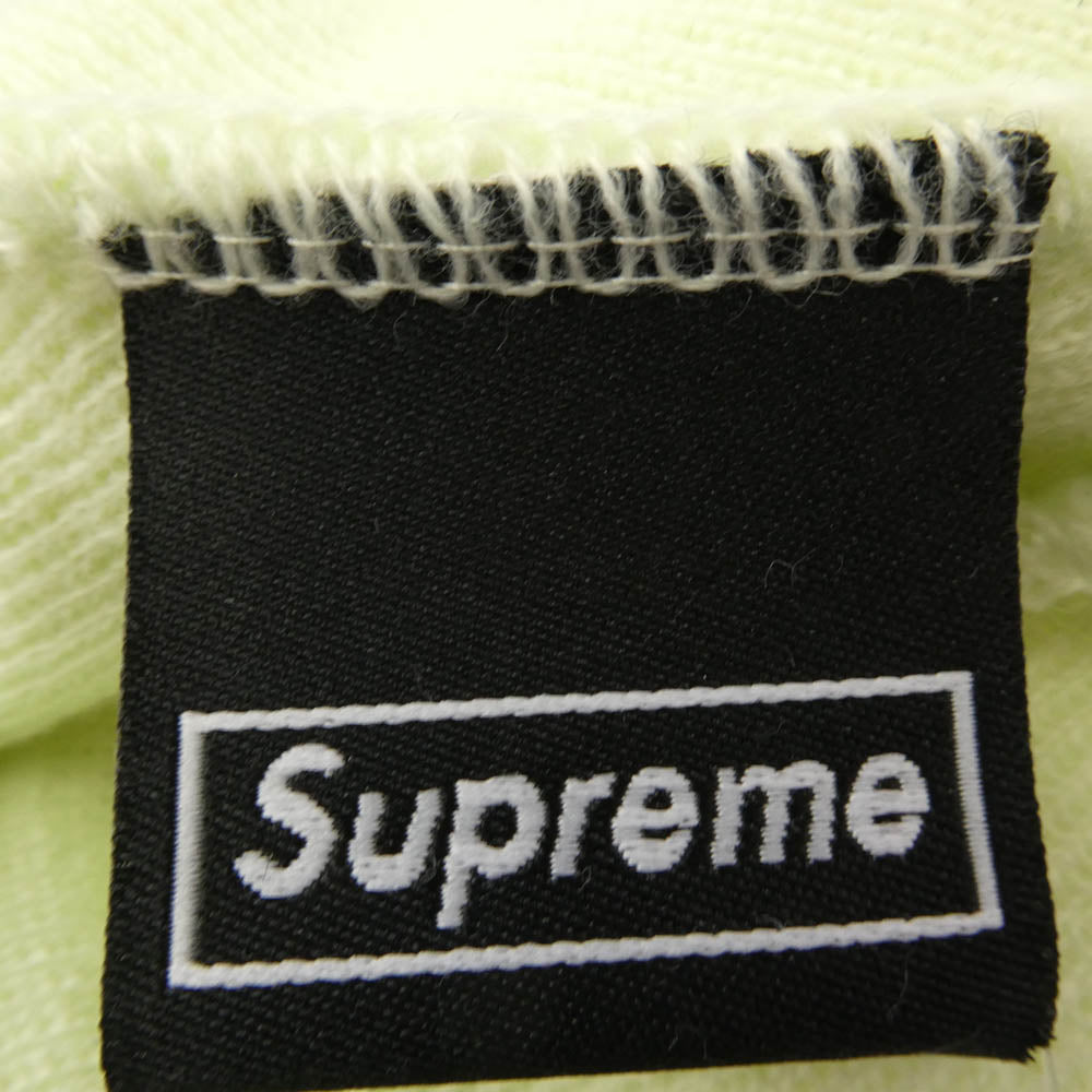 Supreme シュプリーム 17AW New Era Box Logo Beanie ニューエラ ボックスロゴ ビーニー ニット キャップ ライトグリーン系【中古】