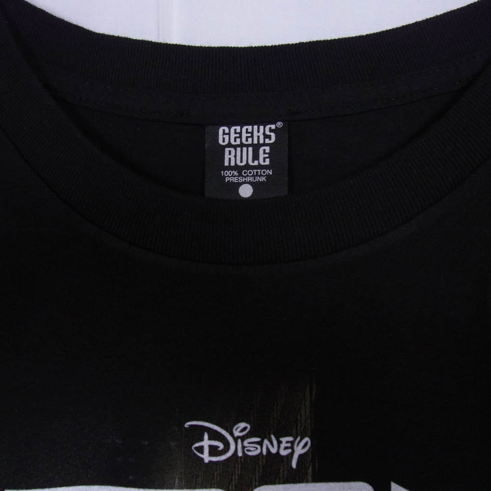 GEEKS RULE ギークスルール TRON ARES トロン アレス プリント 半袖 Tシャツ ブラック系 XXL【新古品】【未使用】【中古】