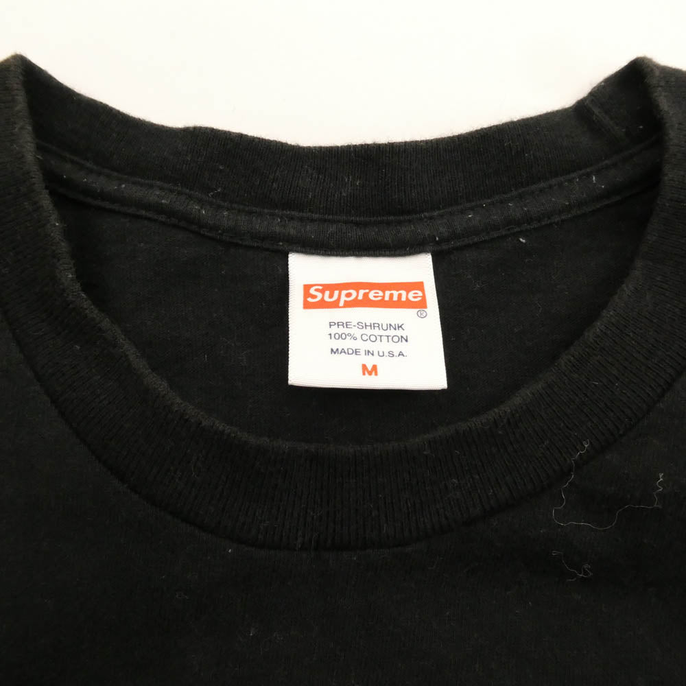 Supreme シュプリーム 17AW × AKIRA Yamagata Tee アキラ ヤマガタ プリント 半袖 Tシャツ カットソー ブラック系 M【中古】