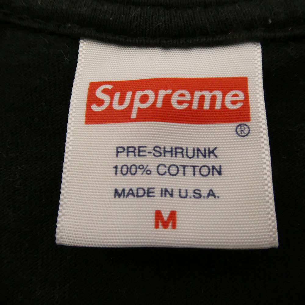 Supreme シュプリーム 17AW × AKIRA Yamagata Tee アキラ ヤマガタ プリント 半袖 Tシャツ カットソー ブラック系 M【中古】