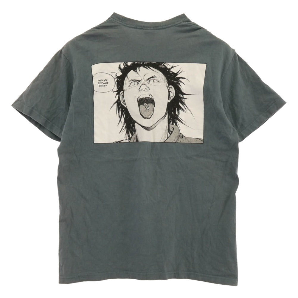 Supreme シュプリーム 17AW × AKIRA Pill Tee アキラ プリント 半袖 Tシャツ カットソー ライトブルー系 M【中古】