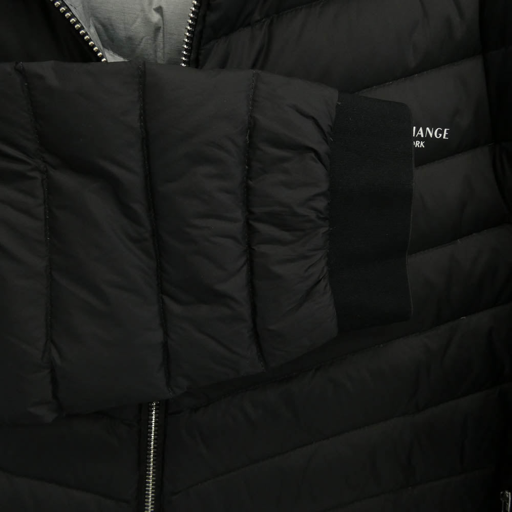 ARMANI EXCHANGE アルマーニエクスチェンジ 8NZB852 ZNW3Z ジップアップ ライトダウン ジャケット ブラック系 XL【中古】