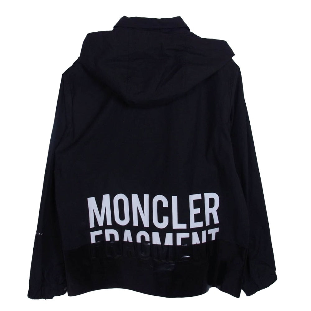 MONCLER モンクレール E109U4100250 GENIUS FRAGMENT SKA GIUBBOTTO ジーニアス フラグメント フーデッド コーチジャケット ブラック系 4【中古】