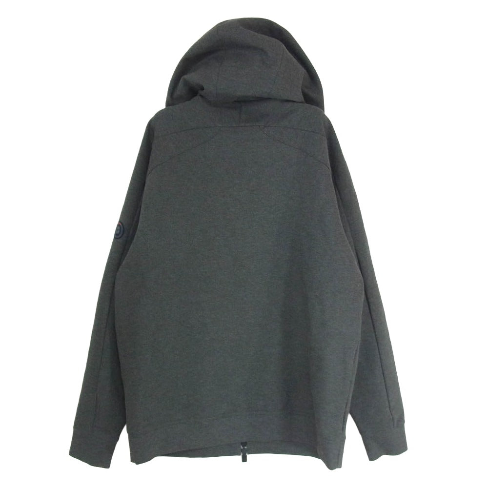 LARDINI ラルディーニ EASY WEAR イージーウェア ジャージ― ダブルジップ フーディー パーカー グレー系 46【中古】