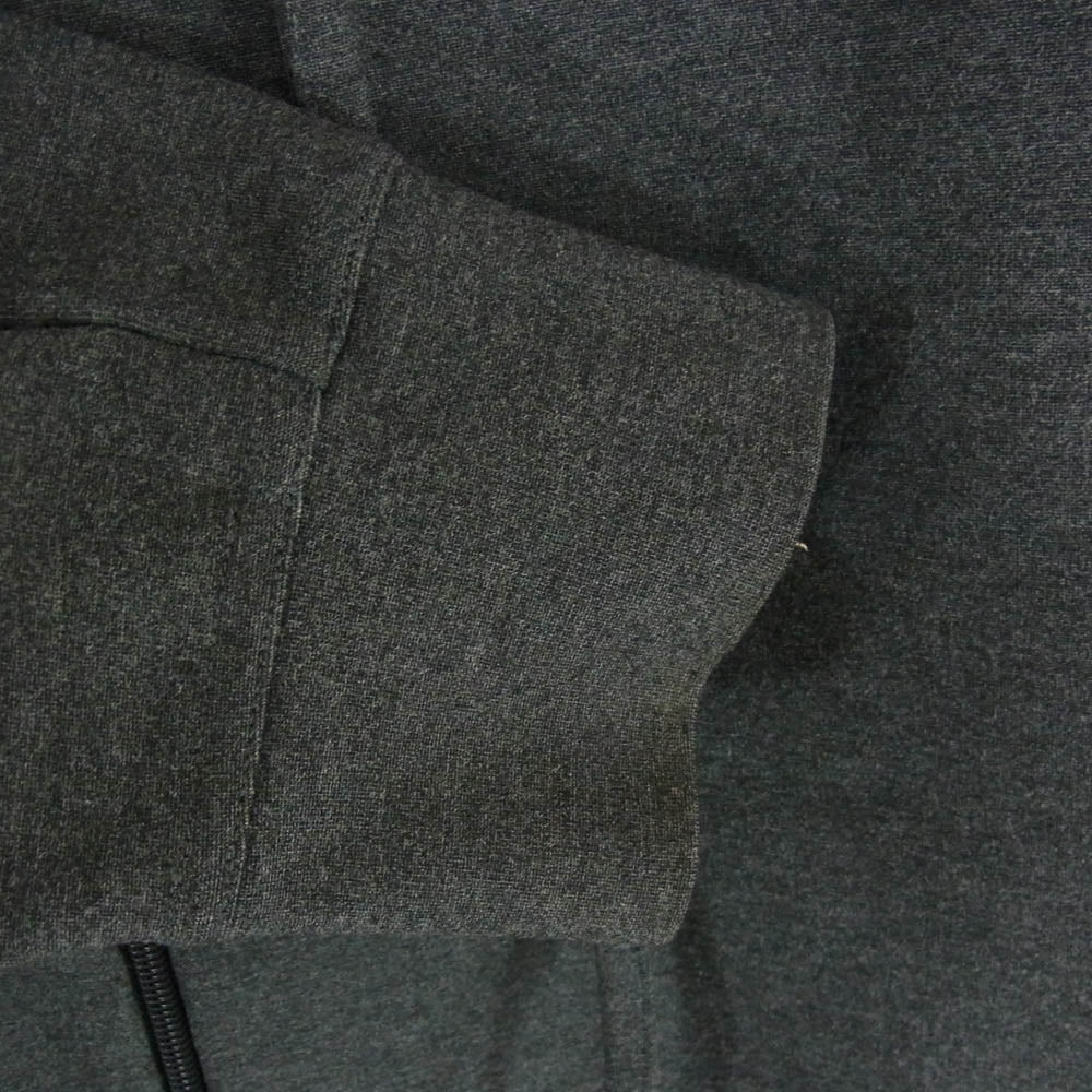 LARDINI ラルディーニ EASY WEAR イージーウェア ジャージ― ダブルジップ フーディー パーカー グレー系 46【中古】