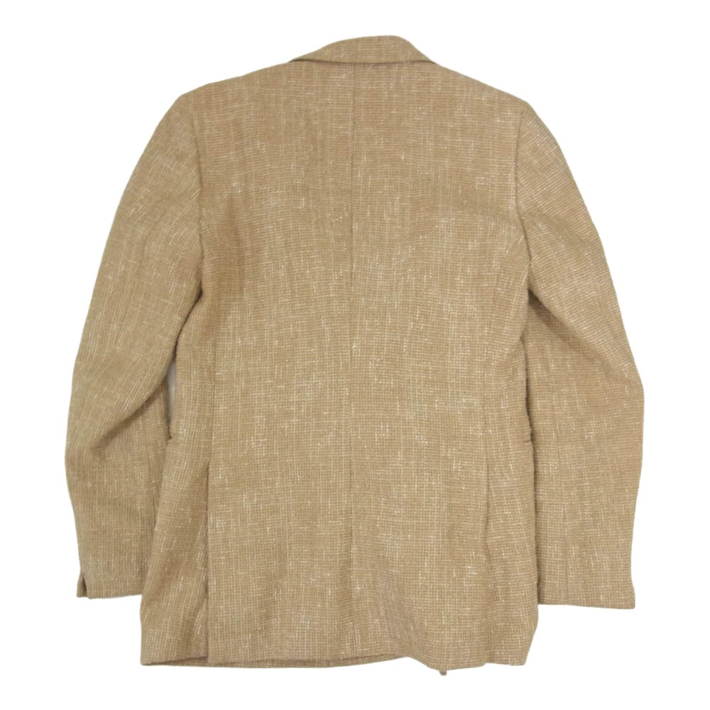 LARDINI ラルディーニ 新型ブートニエール ダブルブレスト ピークドラペル テーラード ジャケット ブラウン系 40【中古】