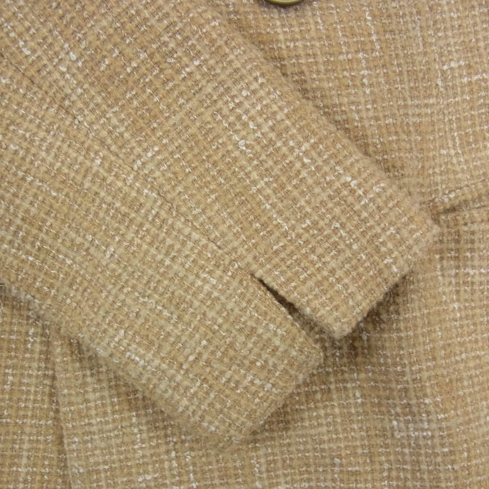 LARDINI ラルディーニ 新型ブートニエール ダブルブレスト ピークドラペル テーラード ジャケット ブラウン系 40【中古】