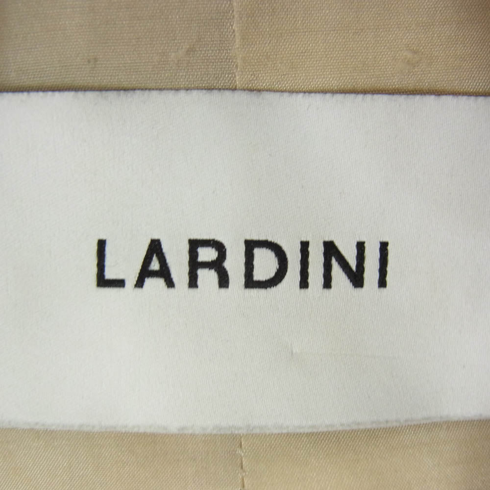LARDINI ラルディーニ 新型ブートニエール ダブルブレスト ピークドラペル テーラード ジャケット ブラウン系 40【中古】