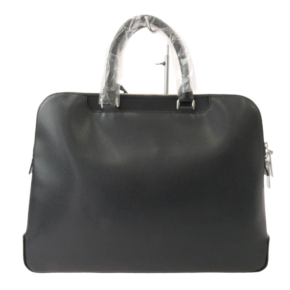aniary アニアリ 33-01001 S-Film Leather エス-フィルム レザー ブリーフケース バッグ ネイビー ネイビー系【極上美品】【中古】