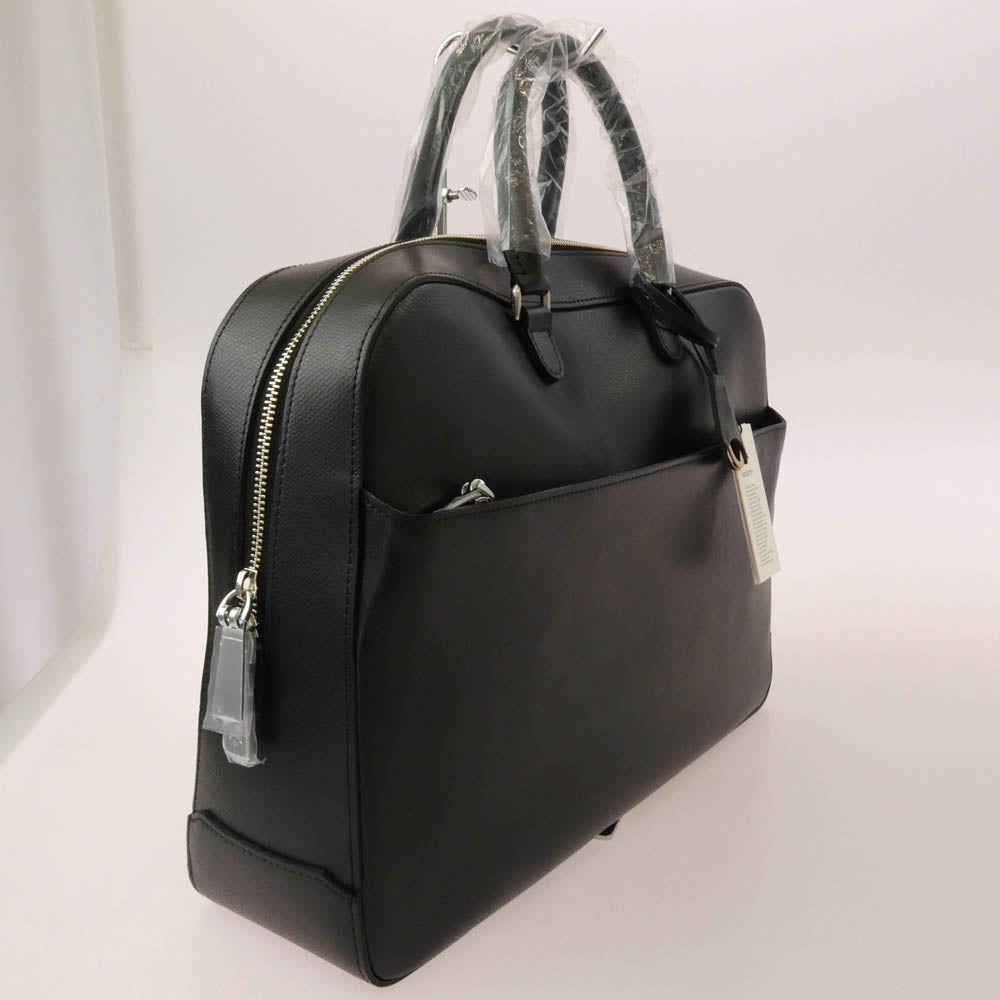 aniary アニアリ 33-01000 S-Film Leather エス-フィルム レザー ブリーフケース バッグ ブラック ブラック系【極上美品】【中古】