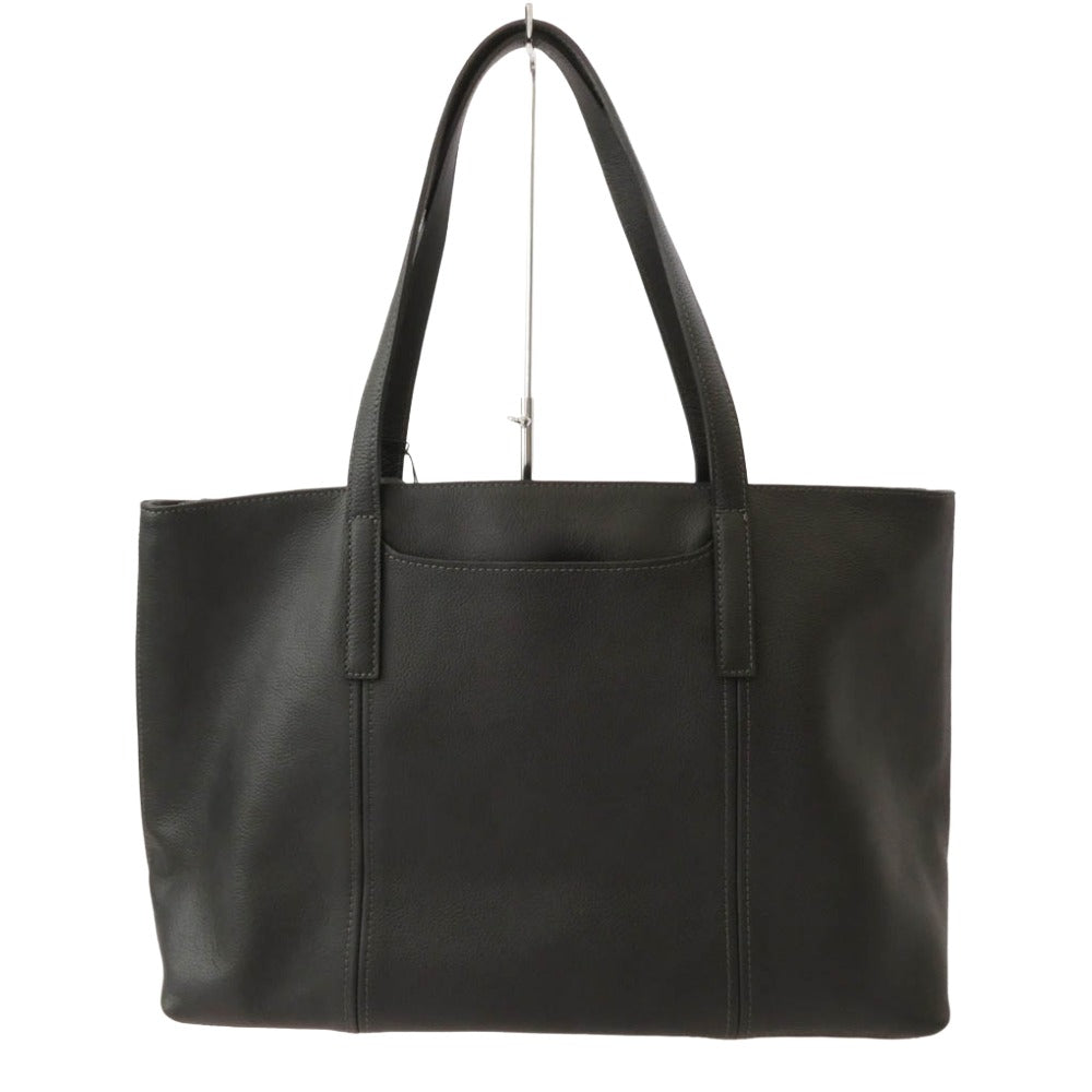 aniary アニアリ 07-02011 Shrink Leather シュリンク レザー トートバッグ チャコールグレイ チャコール系【極上美品】【中古】