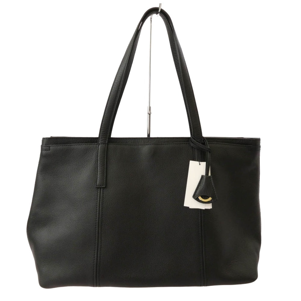 aniary アニアリ 07-02011 Shrink Leather シュリンク レザー トートバッグ ブラック ブラック系【極上美品】【中古】