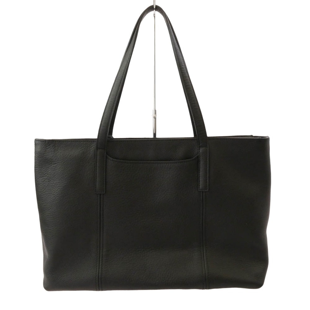 aniary アニアリ 07-02011 Shrink Leather シュリンク レザー トートバッグ ブラック ブラック系【極上美品】【中古】