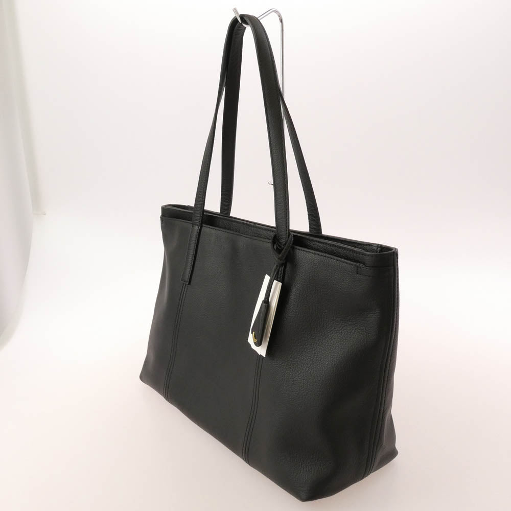 aniary アニアリ 07-02011 Shrink Leather シュリンク レザー トートバッグ ブラック ブラック系【極上美品】【中古】