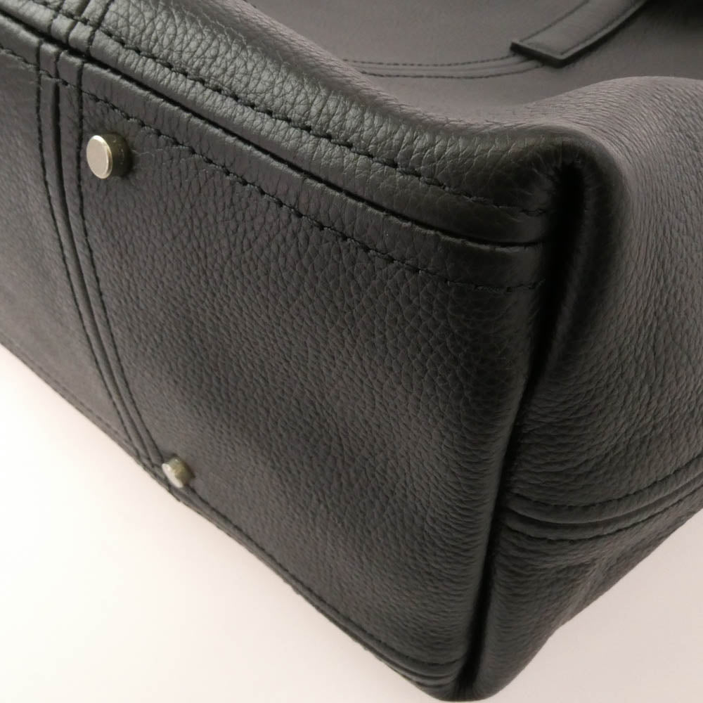 aniary アニアリ 07-02011 Shrink Leather シュリンク レザー トートバッグ ブラック ブラック系【極上美品】【中古】