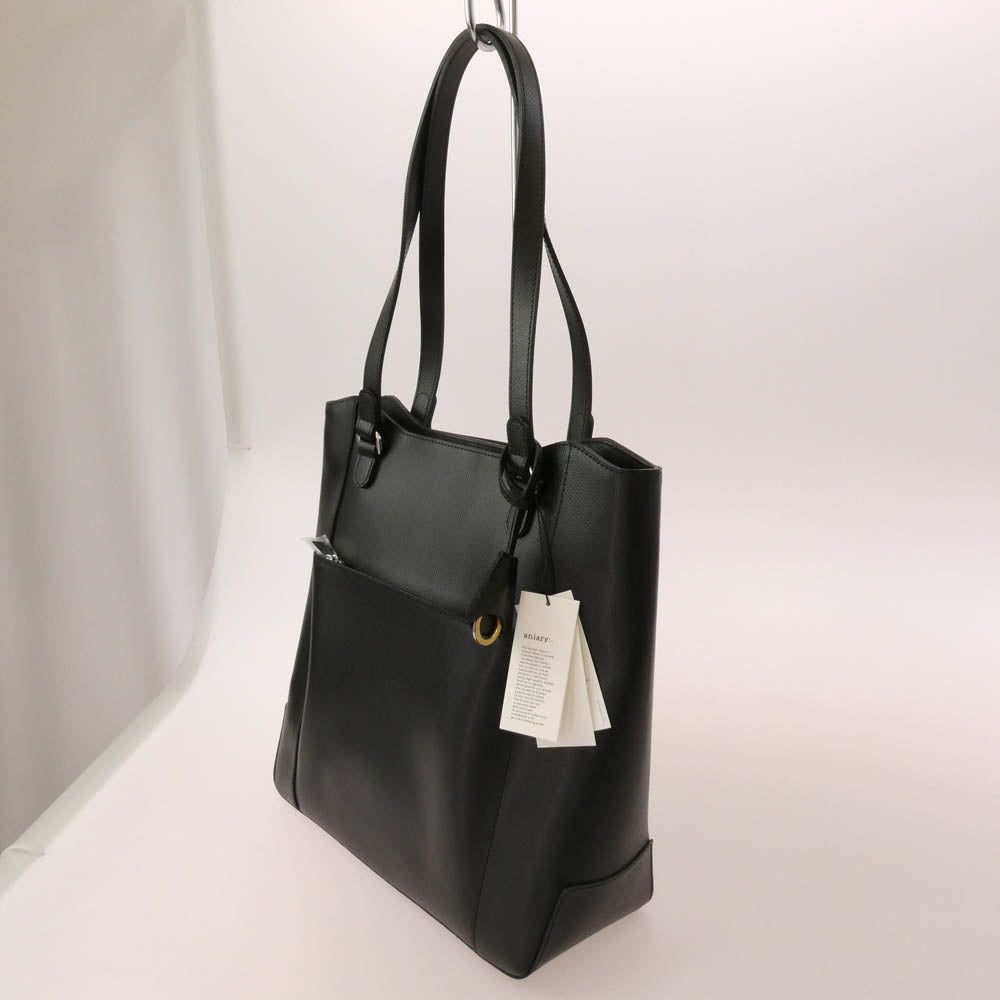 aniary アニアリ 33-02000 S-Film Leather エス-フィルム レザー トートバッグ ブラック ブラック系【極上美品】【中古】