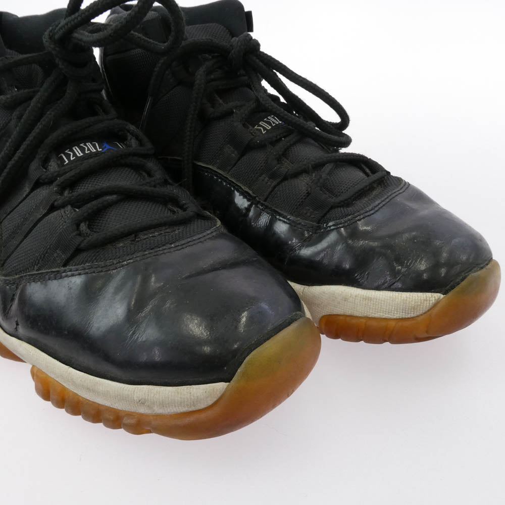 NIKE AIR JORDAN ナイキ ジョーダン 136046-041 観賞用 AIR JORDAN 11 RETRO SPACE JAM AJ11 エアジョーダン レトロ スペース ジャム スニーカー ブラック系 29cm【中古】