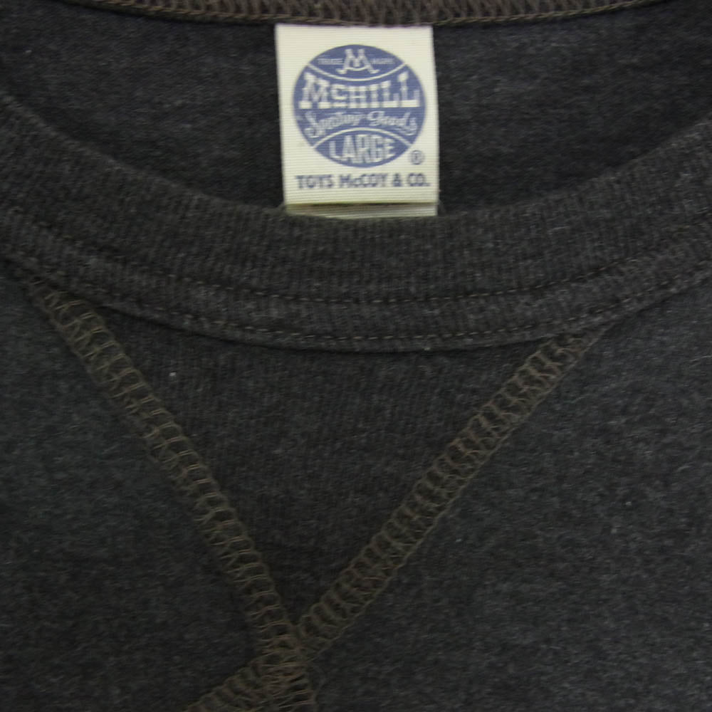 TOY'S McCOY トイズマッコイ U.S.NAVY RIVER RAIDER 半袖 Tシャツ ダークグレー系 L【中古】