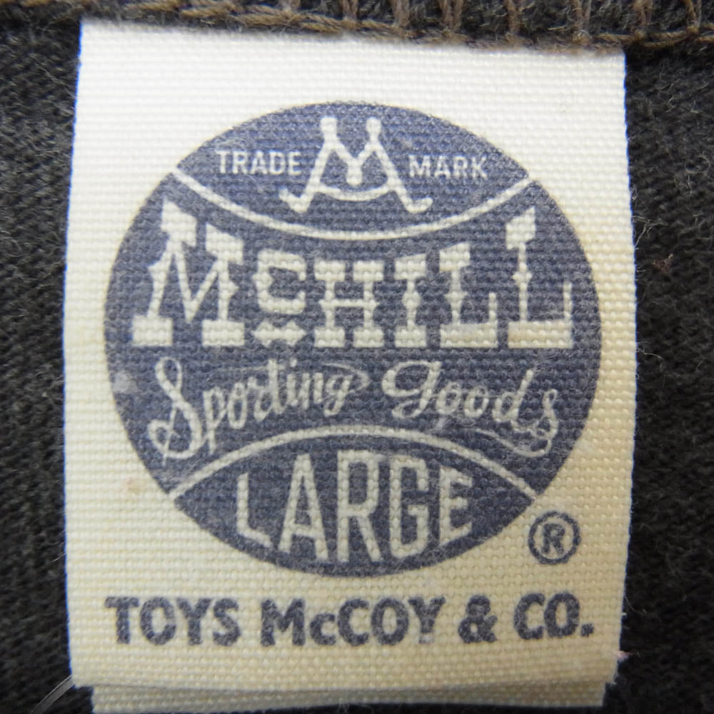 TOY'S McCOY トイズマッコイ U.S.NAVY RIVER RAIDER 半袖 Tシャツ ダークグレー系 L【中古】