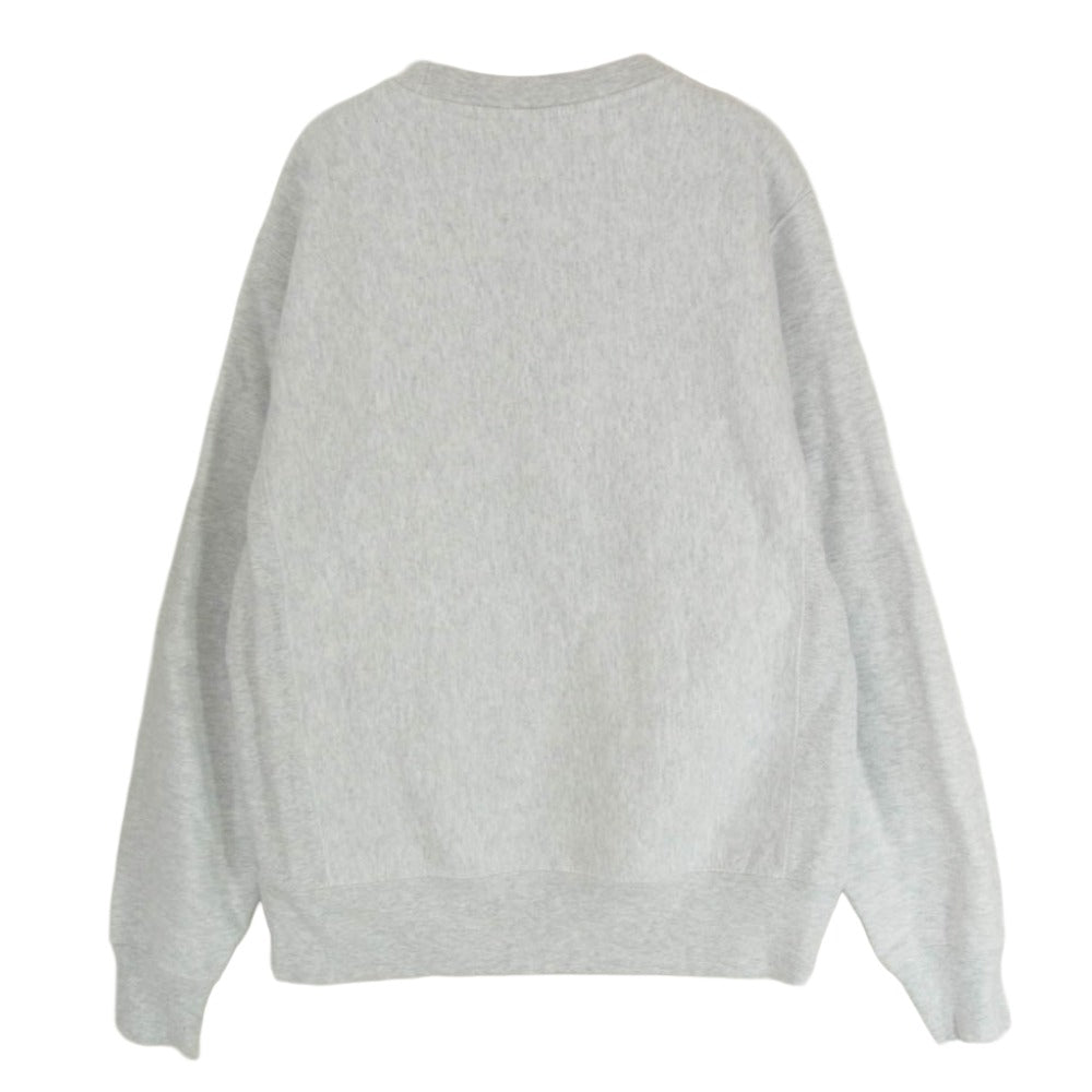 Champion チャンピオン 青タグ復刻 REVERSE WEAVE SWEAT SHIRT リバースウィーブ スウェット グレー系 S【中古】