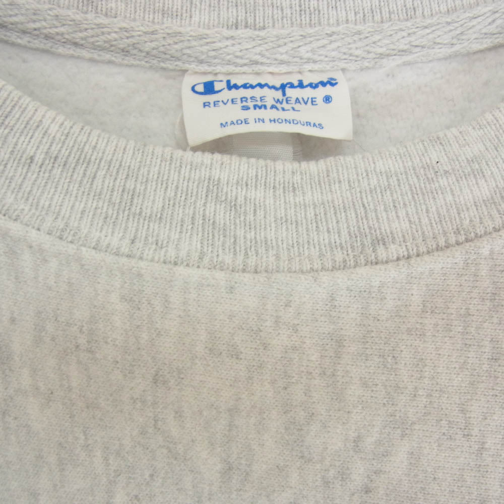 Champion チャンピオン 青タグ復刻 REVERSE WEAVE SWEAT SHIRT リバースウィーブ スウェット グレー系 S【中古】