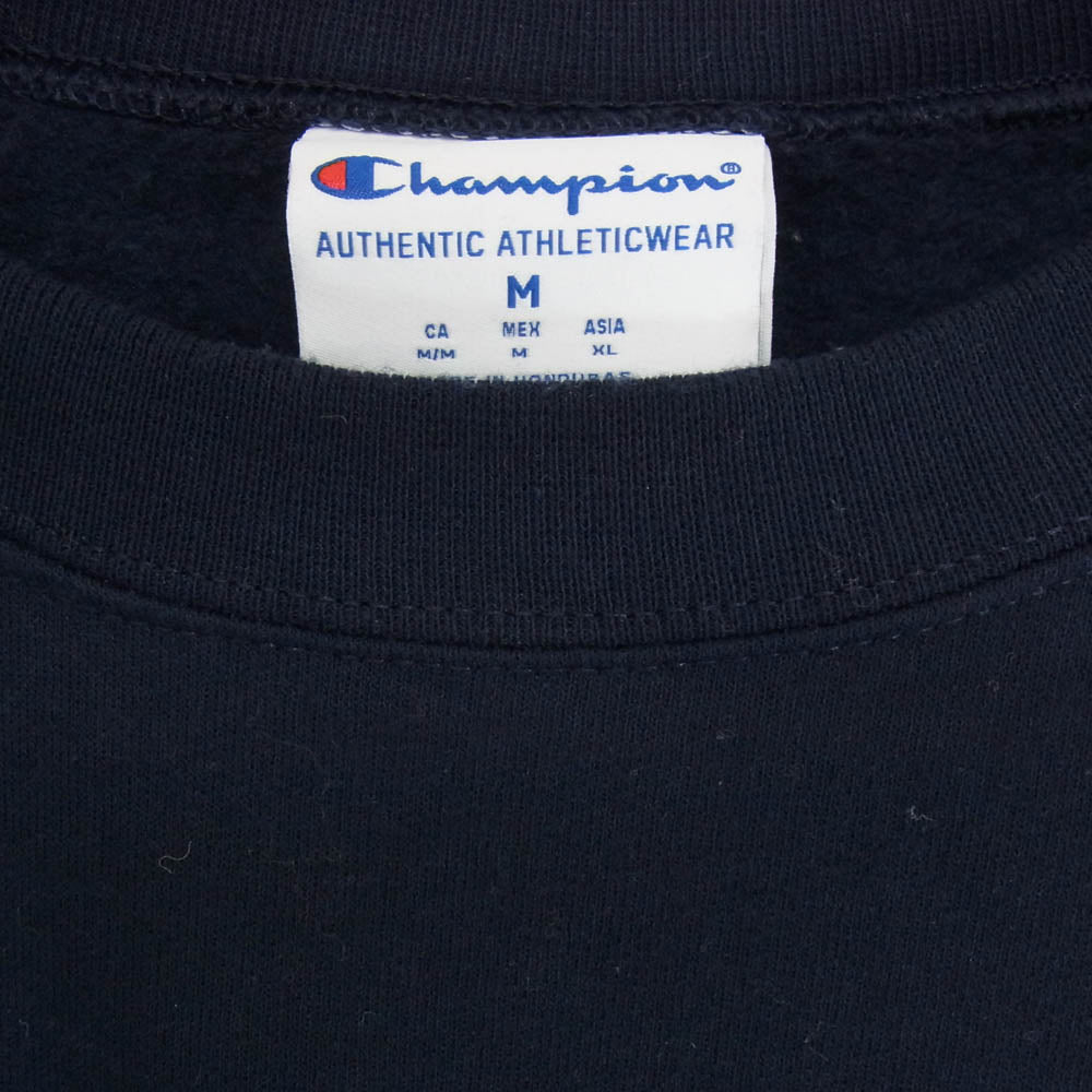 Champion チャンピオン WALT’S BAR RACING ワルツ バー レーシング スウェット ネイビー系 M【中古】