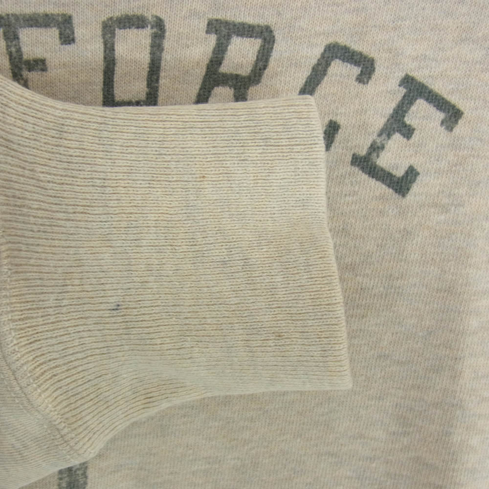 WAREHOUSE ウエアハウス HELLER'S CAF? ヘラーズカフェ AIR FORCE クルーネック スウェット グレー系 40【中古】
