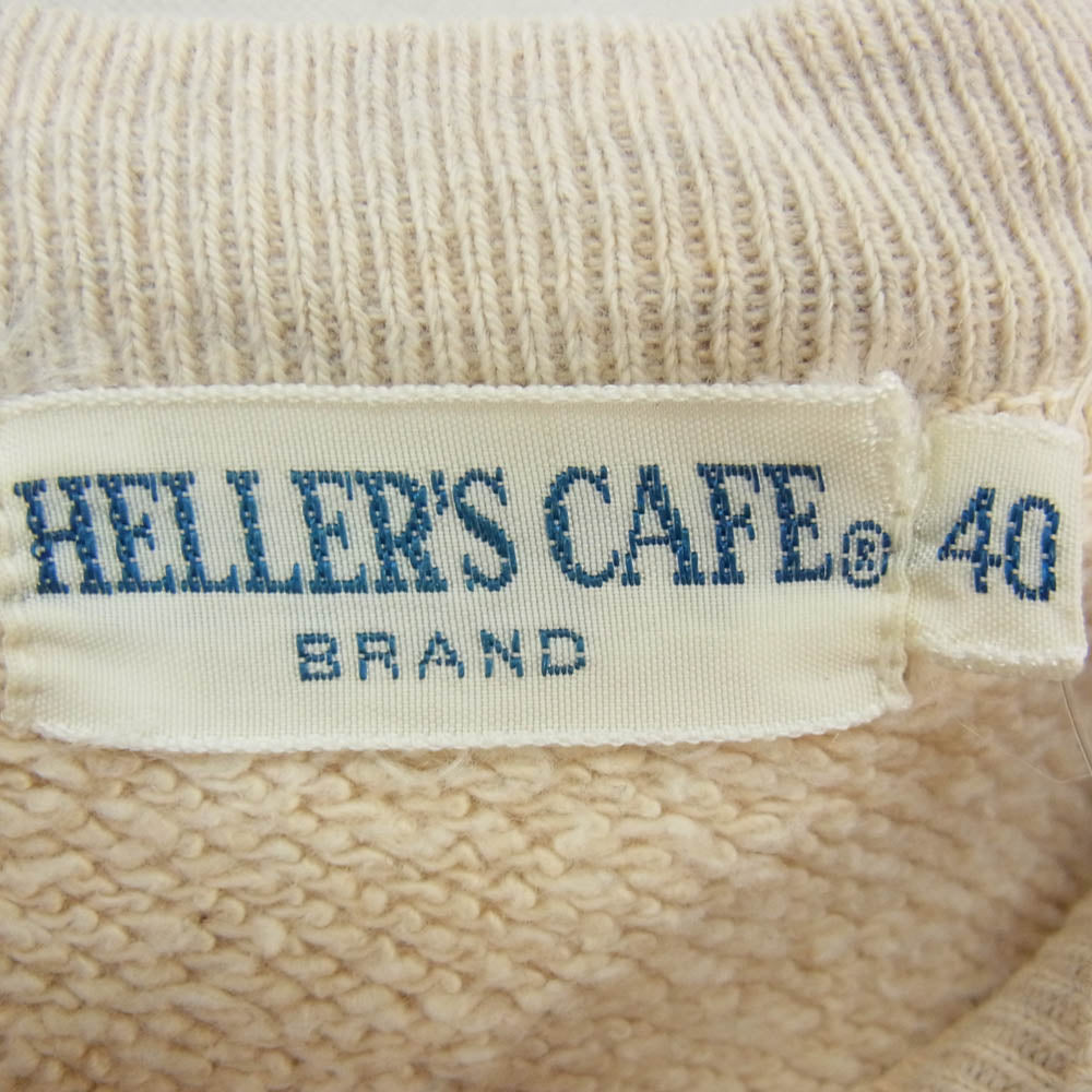 WAREHOUSE ウエアハウス HELLER'S CAF? ヘラーズカフェ AIR FORCE クルーネック スウェット グレー系 40【中古】