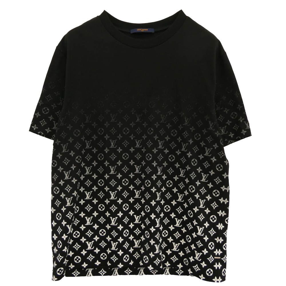 LOUIS VUITTON ルイ・ヴィトン 22SS RM221 NPG HKY46W Gradation Mnogram Tee グラディエント モノグラム Tシャツ 半袖カットソー ブラック系 XXL【中古】