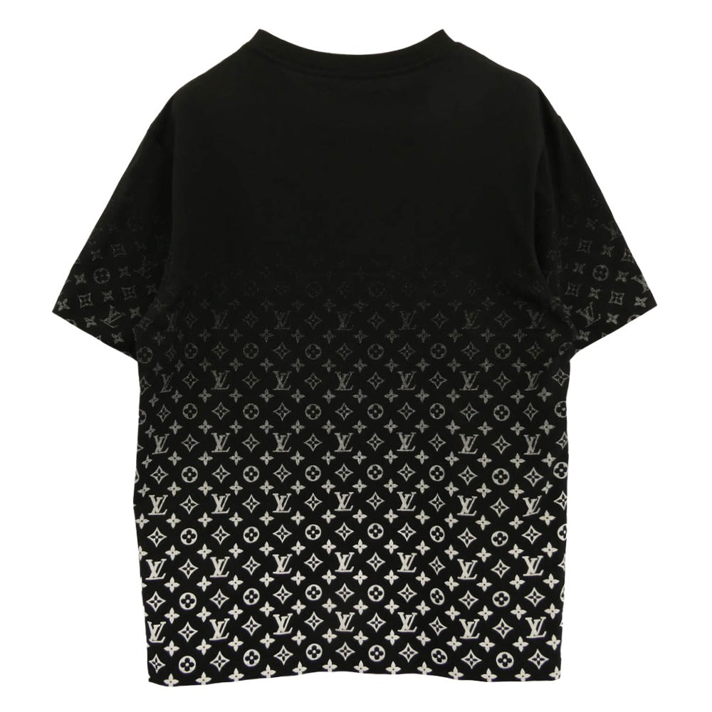 LOUIS VUITTON ルイ・ヴィトン 22SS RM221 NPG HKY46W Gradation Mnogram Tee グラディエント モノグラム Tシャツ 半袖カットソー ブラック系 XXL【中古】