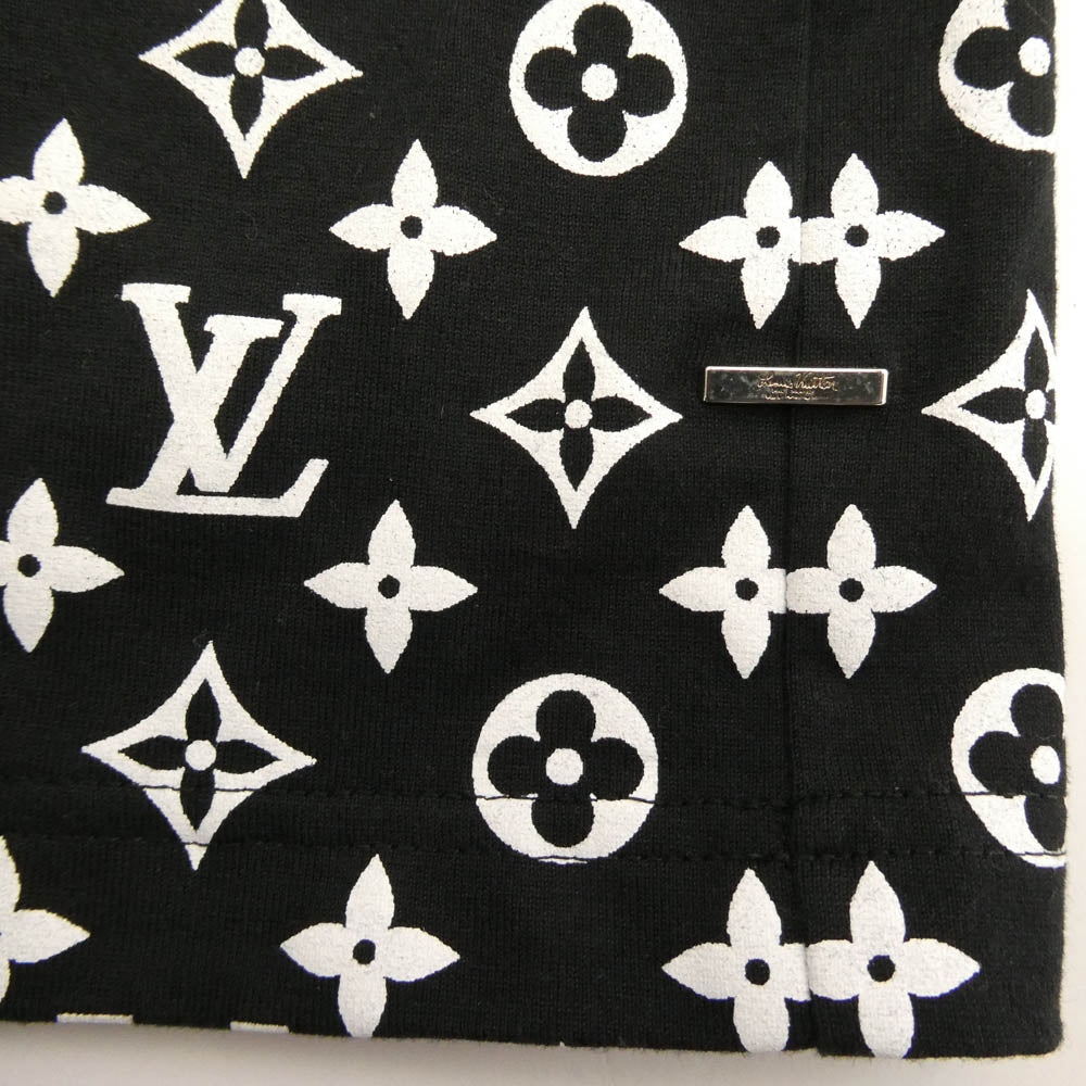 LOUIS VUITTON ルイ・ヴィトン 22SS RM221 NPG HKY46W Gradation Mnogram Tee グラディエント モノグラム Tシャツ 半袖カットソー ブラック系 XXL【中古】