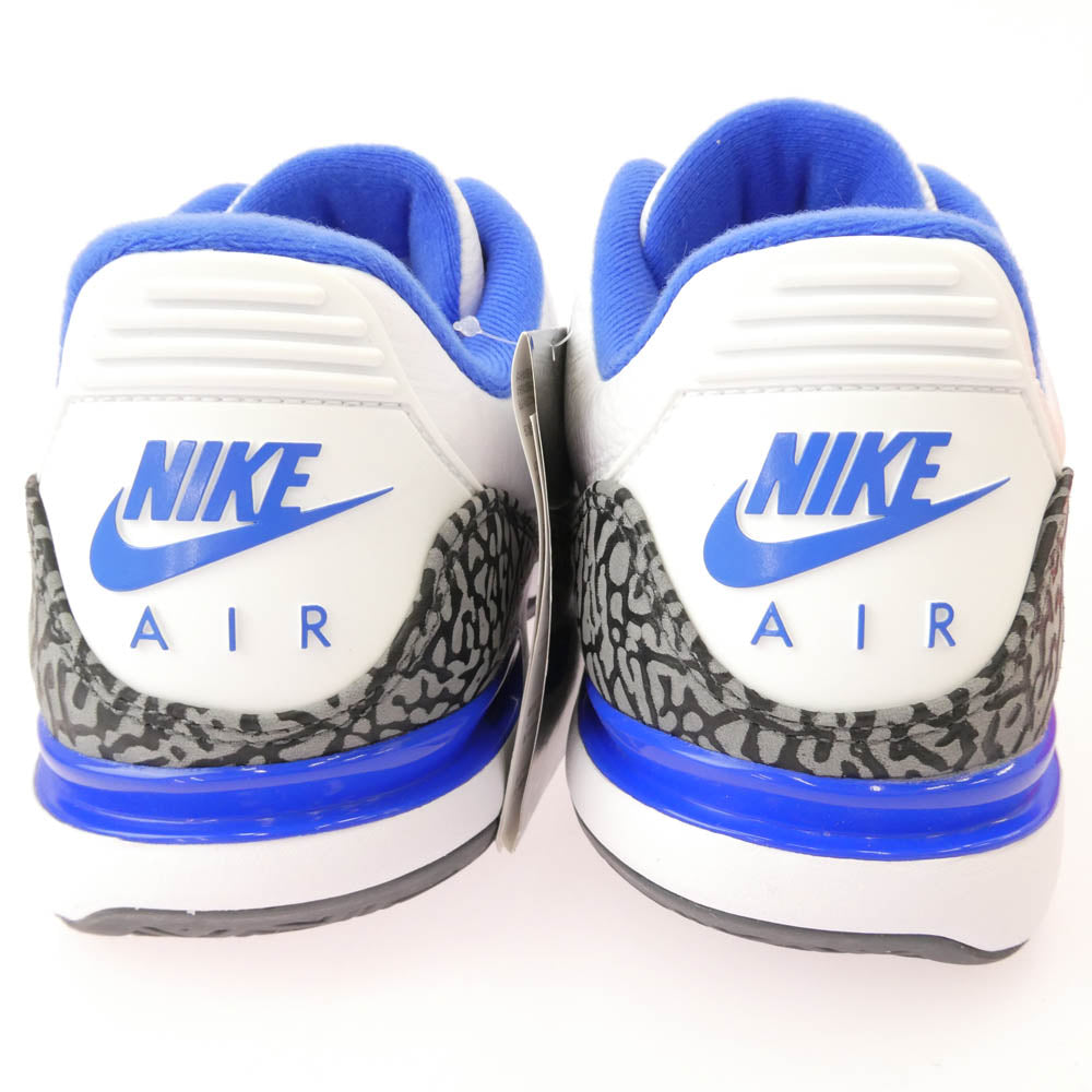 NIKE ナイキ DV9367-100 Zoom Vapor Air Jordan 3 Racer Blue ズームヴェイパー エアジョーダン3 レーサーブルー スニーカー ホワイト系 28.5cm【新古品】【未使用】【中古】