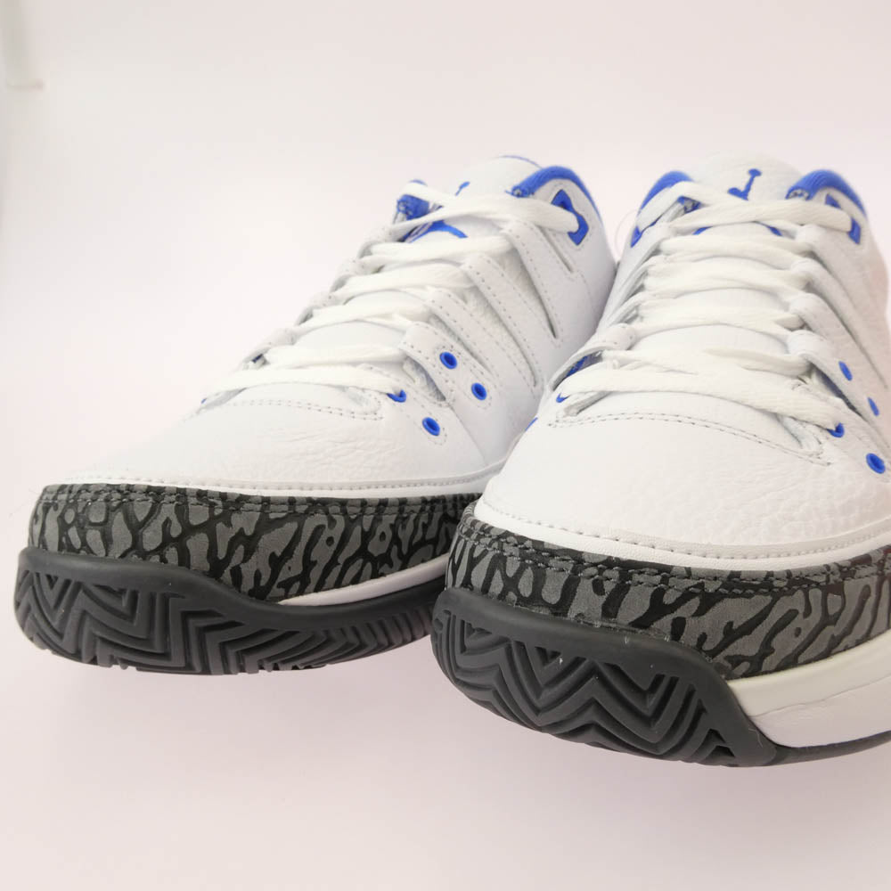 NIKE ナイキ DV9367-100 Zoom Vapor Air Jordan 3 Racer Blue ズームヴェイパー エアジョーダン3 レーサーブルー スニーカー ホワイト系 28.5cm【新古品】【未使用】【中古】